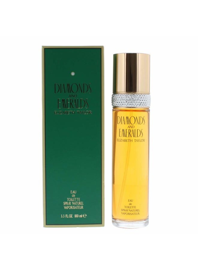 ELIZABETH TAYLOR Diamonds & Emeralds Eau de Toilette Splash, 3.4 Ounce - Image 2
