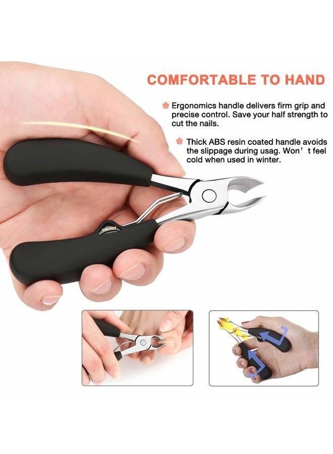 BEZOX Precision Toenail Clippers for Thick and Ingrown Toenails with Metal Box - Image 3