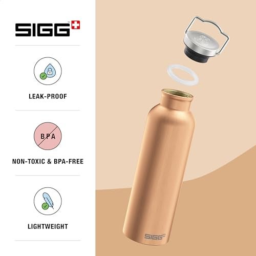 Sigg - Metal Water Bottle - Original - Made in Switzerland - Lightweight - BPA-Free - Carbonated Drinks - 25 Oz - Image 4
