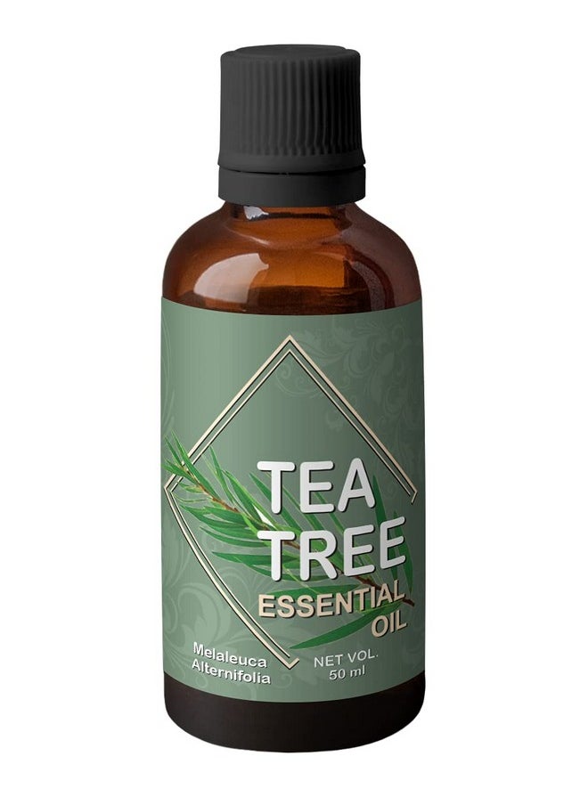 هيلين بيوفارم - زيت شجرة الشاي العطري - زجاجة 50 مل، عبوة واحدة، لبشرة وشعر صحيين (Melaleuca Alternifolia) - Image 1