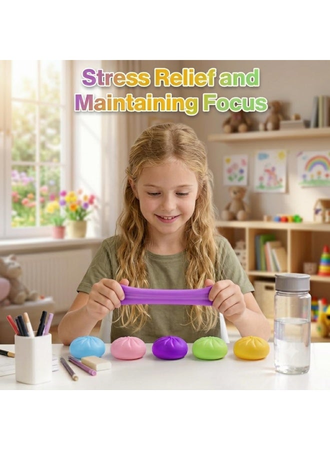 NeeDoh Sensory Squish Toy Bundle (Pack of 4) – Nice Cube, Jelly Squish Jellyfish, Butter Stick & Dumpling Squishy, Stress Relief Fidget Toys for Kids and Adults, Soft Squeeze Anxiety Relief & Focus Toys Ages 3+ - Image 5