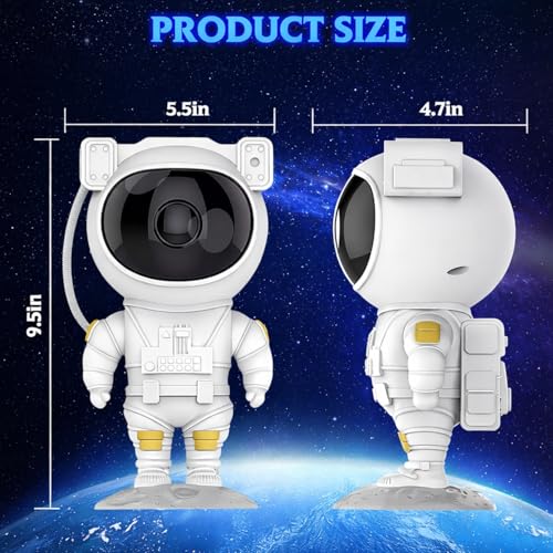 One94Store Astronaut Galaxy Projector Night Light – 360° Rotating Nebula Star Projector with Remote Control, Timer & Adjustable Head – Space Lamp for Kids’ Bedroom, Gifts, Gaming Room, Home & Décor - Image 3