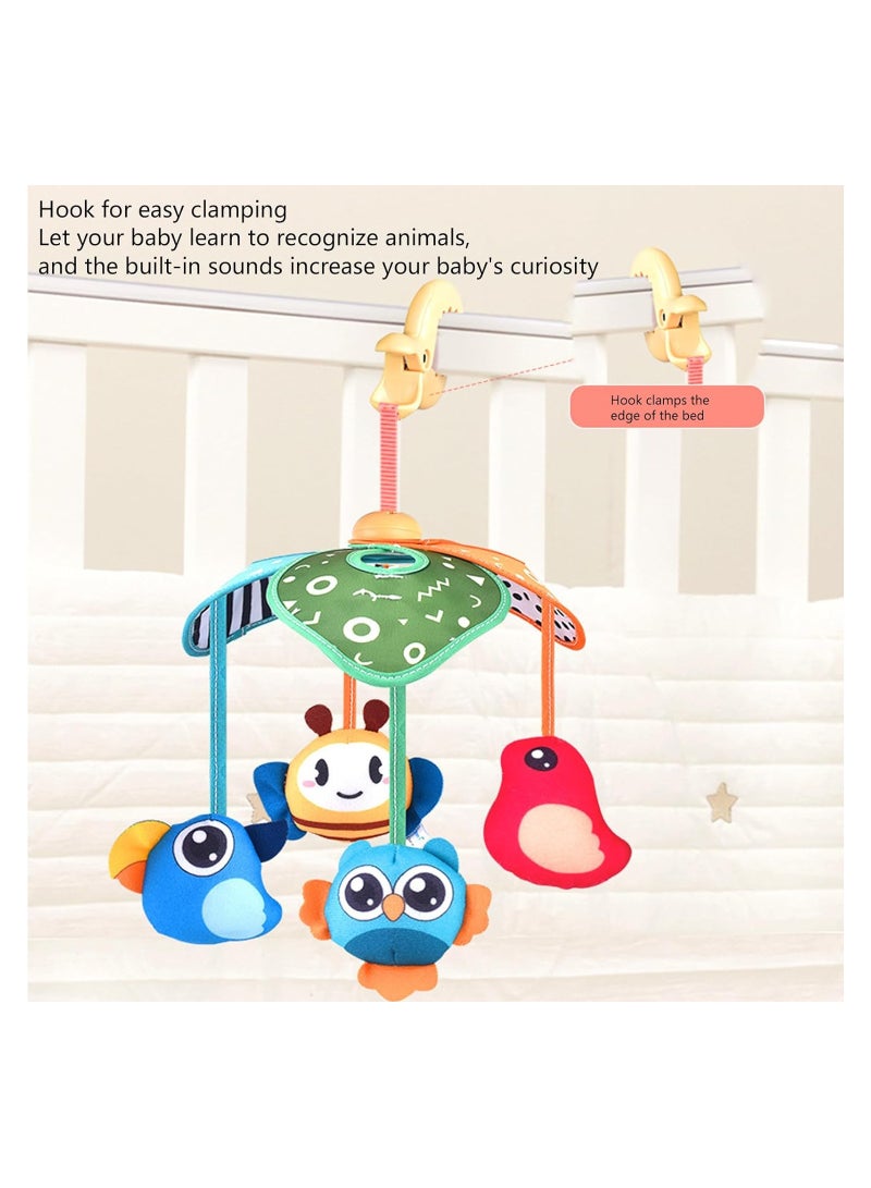 Arabayt Nursery Baby Mobile Toys,Baby Mobile for Bassinet Baby Crib Toys Hanging Musical Nursery mobiles,Crib Mobile for Baby and Musical Remote for Crib Baby - Image 4