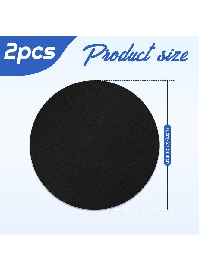 Rainmae 2PCS New Recliner Pads for Hardwood Floors, Non-Slip Diatom Mud Under Recliner Swivel Chairs Floor Protectors, Round Furniture Mats to Keep Furniture from Scratches, Furniture Gripper Pad  - Image 2