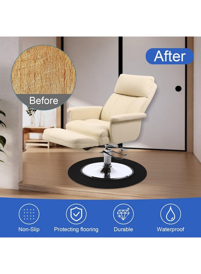 Rainmae 2PCS New Recliner Pads for Hardwood Floors, Non-Slip Diatom Mud Under Recliner Swivel Chairs Floor Protectors, Round Furniture Mats to Keep Furniture from Scratches, Furniture Gripper Pad  - Image 4