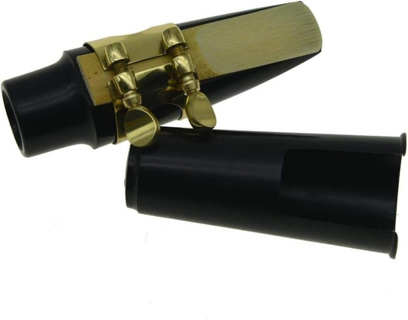 KAISH Tenor Saxophone Mouthpiece with Ligature, Reed and Plastic Cap - Image 2
