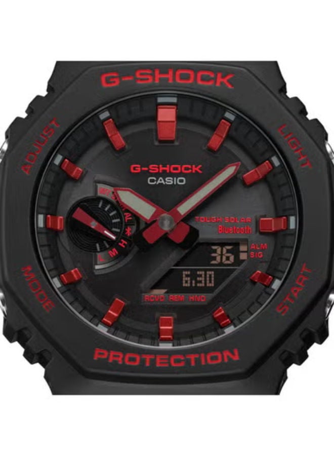 CASIO G_Shock Resin Analog+Digital Wrist Watch GA-B2100BNR-1ADR - Image 2
