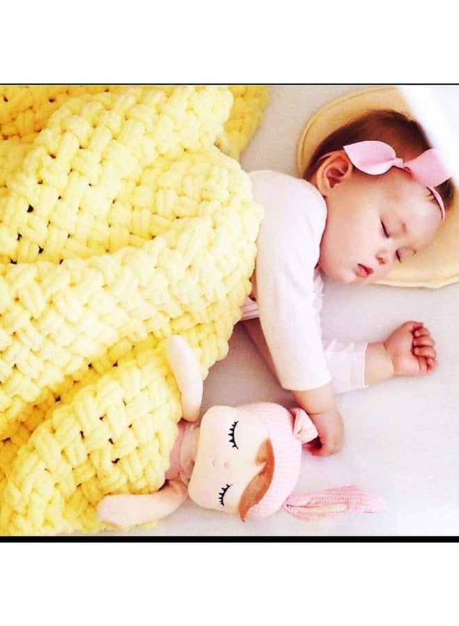 ALIZE 4 skn/Ball Alize Puffy Baby Big Loop Blanket Yarn 100% Micropolyester Soft Yarn 400gr 39.3 yds (183-Light Blue) - Image 4