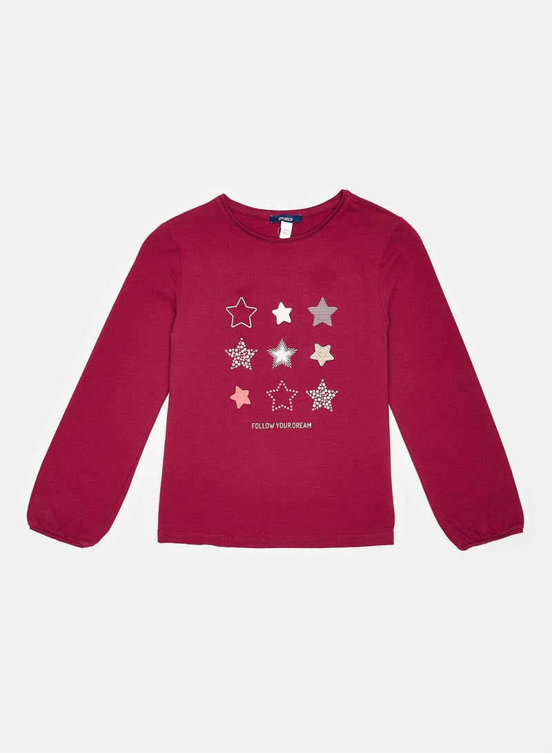 Okaidi Girls T-Shirt - Image 1
