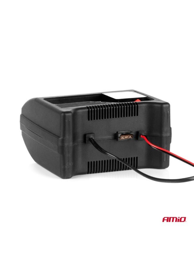 AMIO 6A 12V Car Battery Charger with Analog Charge Indicator & Safety Protection – SBC-6A - Image 3