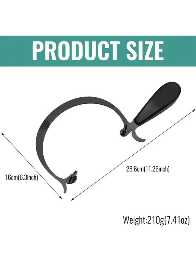 Hobbyworker Shaped Saw Frame Manual Precision Cutting Tool For Diy Jewelry And Woodworking With Ergonomic Handles Adjustable Clamp Durable Construction No Blades Included - Image 4