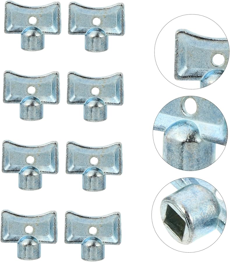 3 مجموعات من مفتاح تفريغ مشعاع سبيكة الزنك لصمام السخان 10 قطع لكل منها - Image 3