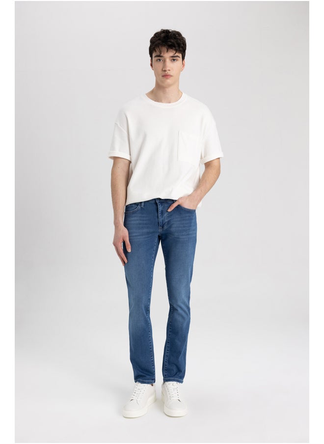 DeFacto - Man Slim Fit Denim Trousers - Image 1