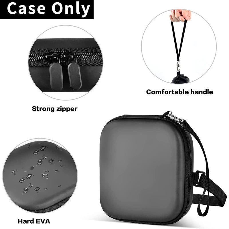 ANKHOH Portable CD Player Case, Travel Carrying Holder Storage for Walkman Discman with CD Earphone&Cable Accessories Storage, Compatible with Deluxe/HOTT/Gueray/GPX/Klim/ARAFUNA, Case Only - Image 2