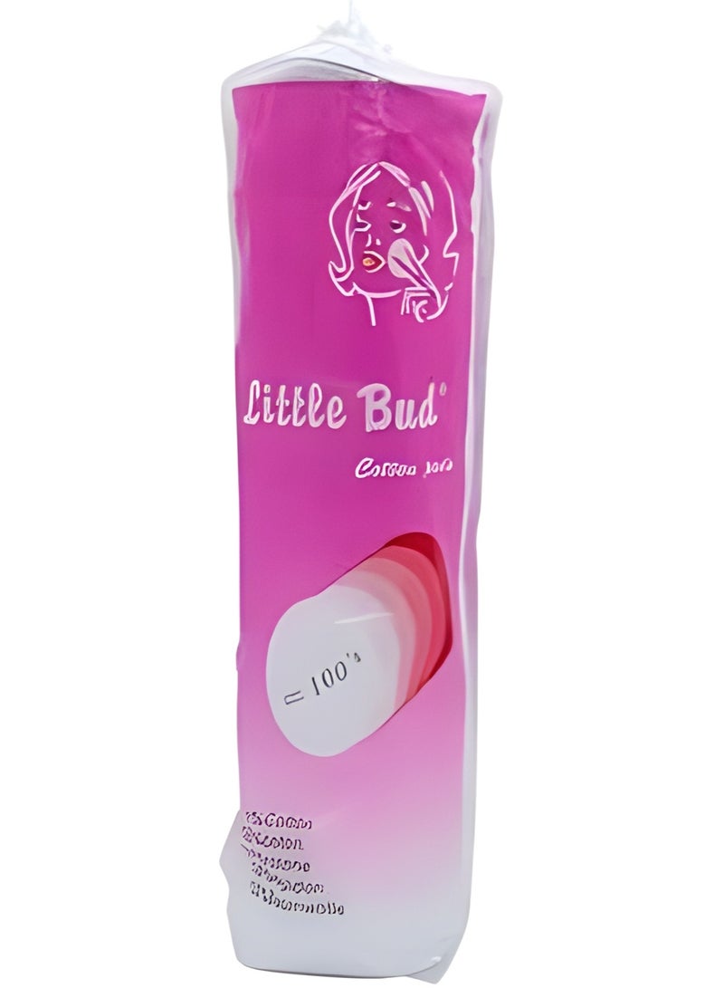 قطن إزالة المكياج الدائري متعدد الطبقات للاستخدام اليومي – مناسب لجميع أنواع البشرة وناعم جدًا على البشرة لتنظيف فعال ومريح – عبوة تحتوي على 100 قطعة - Image 1