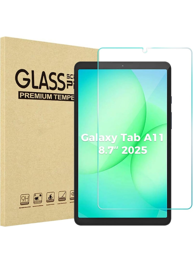 1Pcs Screen Protector for Galaxy Tab A11 / A9 8.7 Inch 2025/2023 Release, 9H Hardness Tempered Glass HD Clear Screen Film Guard for SM-X130/X135/X110/X115/X117 - Image 1