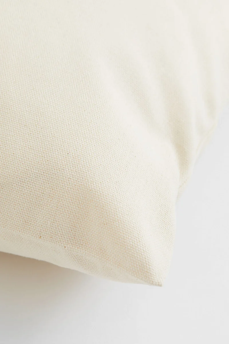 H&M Cotton canvas cushion cover