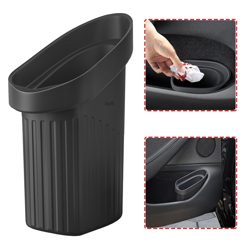 BMZX Car Trash Can Trash Bin Accessories for Interior Mini Garbage Can Car Door Trash CanMultifunctional Organizers and Storage Home and Office