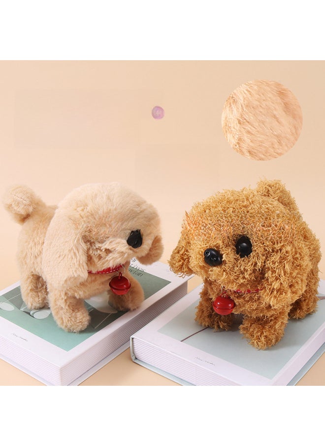 Generic Simulation Electric Dog Plush Electric Puppy Will Walk Will Nod Will Shake The Tail Children's Toy Dog Wholesale-Color:Random Tie Knot: Little Husky-Specifications:Rechargeable Battery + Charger + Traction Rope + Bell  - Image 5