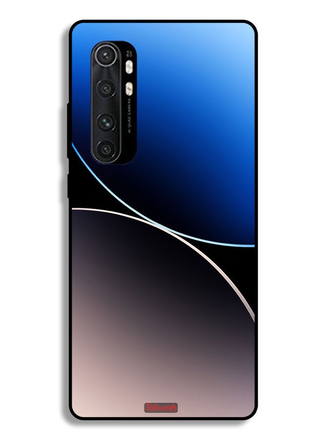 Tolwak غطاء حماية لهاتف Xiaomi Mi Note 10 Lite بنمط خطوط منحنية - Image 2