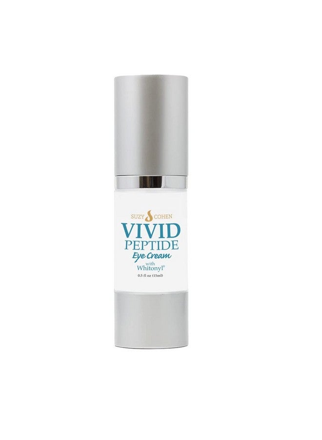 سكريبت إيسينشالز كريم العيون VIVID Peptide مع Whitonyl لعلاج الهالات السوداء والانتفاخات والخطوط الدقيقة - يُفتح البشرة ويعزز الكولاجين لشد البشرة وترطيبها. - Image 1