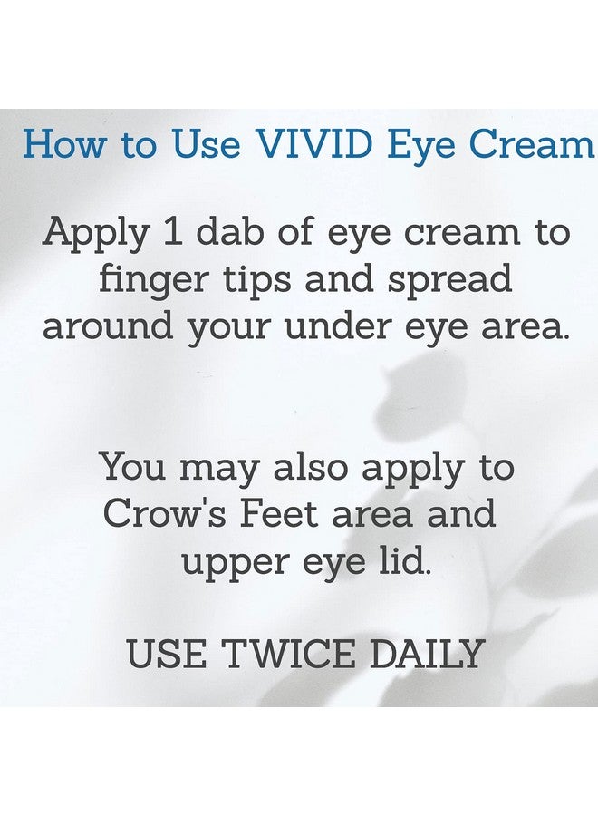 سكريبت إيسينشالز كريم العيون VIVID Peptide مع Whitonyl لعلاج الهالات السوداء والانتفاخات والخطوط الدقيقة - يُفتح البشرة ويعزز الكولاجين لشد البشرة وترطيبها. - Image 5