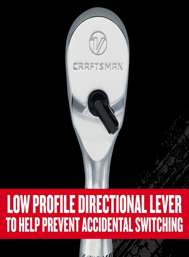 CRAFTSMAN V-SERIES Ratchet, 1/4 & 3/8 Inch Drive, 2 Pack (CMMT86501V) - Image 5