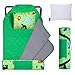 Wildkin Modern Kids Nap Mat  Soft Cotton Blend with Pillow  Elastic Straps for School  Travel  Wild Animals - Image 4