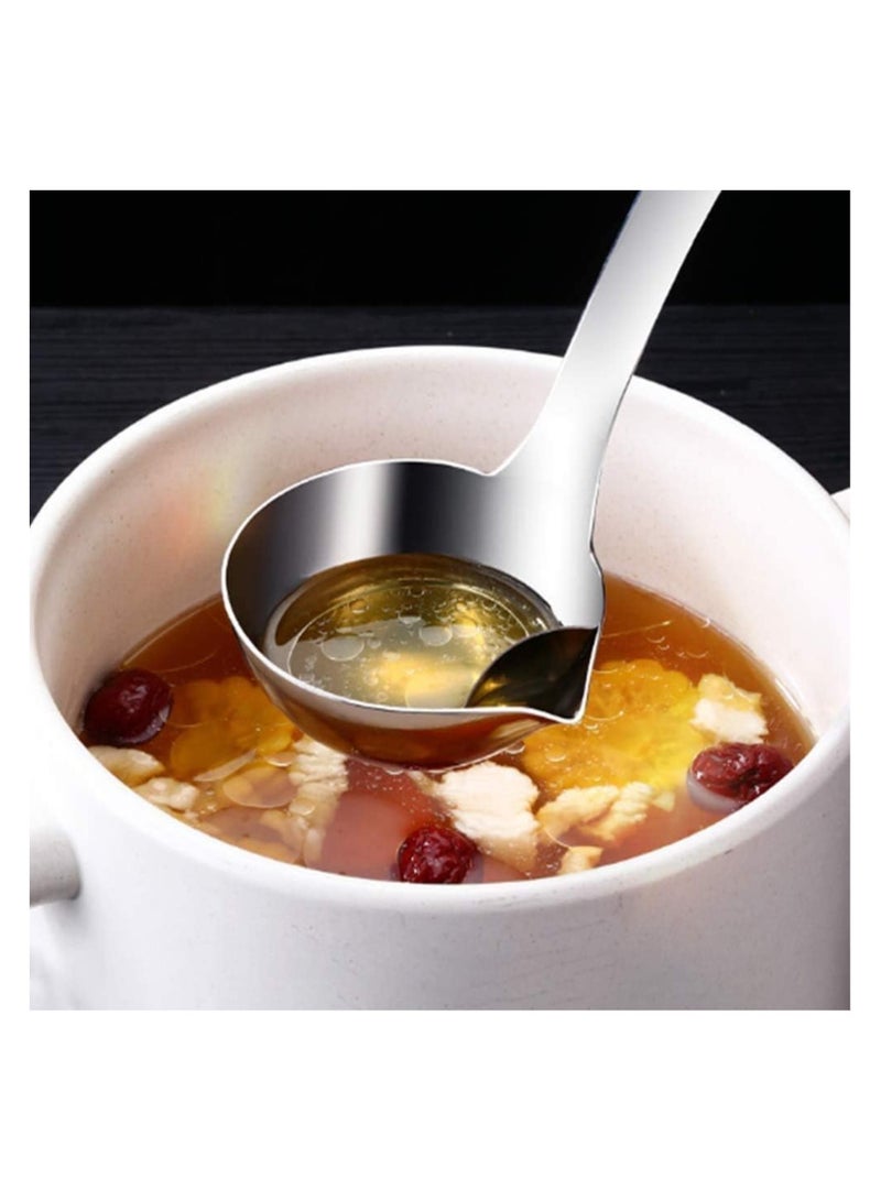 Stainless Steel Oil Soup Separator Spoon  - Image 2
