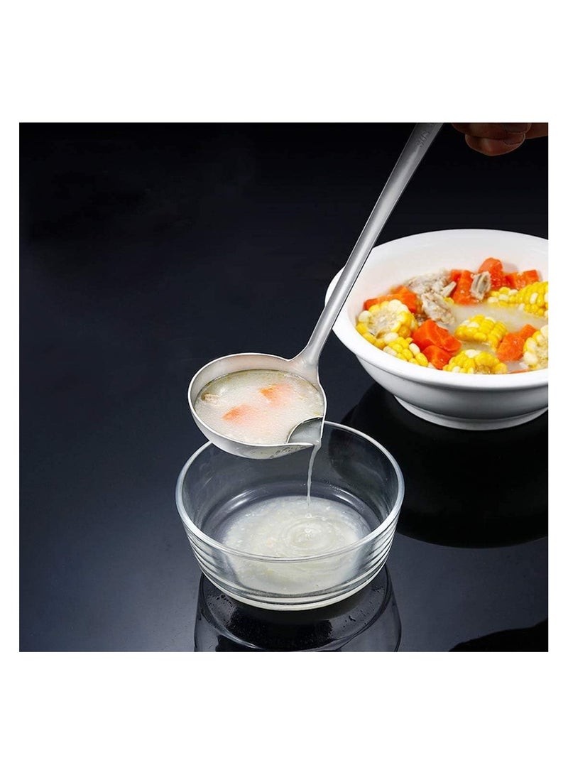 Stainless Steel Oil Soup Separator Spoon  - Image 3