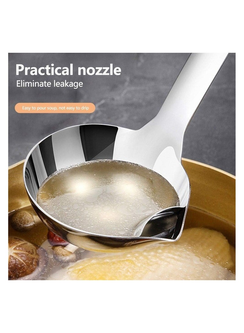 Stainless Steel Oil Soup Separator Spoon  - Image 4