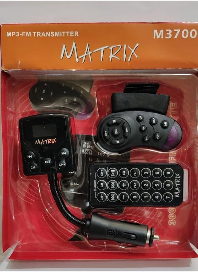 MATRIX CAR MP3 Player FM Transmitter with Steering Wheel Control  - Image 2