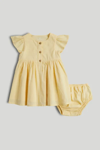 strapless open back dress Baby Girls Jennifer Dress Set