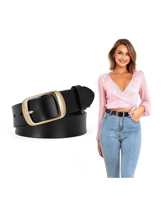 Fashion Womens Genuine Leather Belt, Waist Belt For Jeans Pants, Black Belt With Gold Buckle,1.3'' Width,X-Large: Fits Waist From 43''-46'' - pzsku/Z381FA8F5D72193364A72Z/45/_/1735566846/b1541c33-5612-4786-8ac0-76aea771d90b