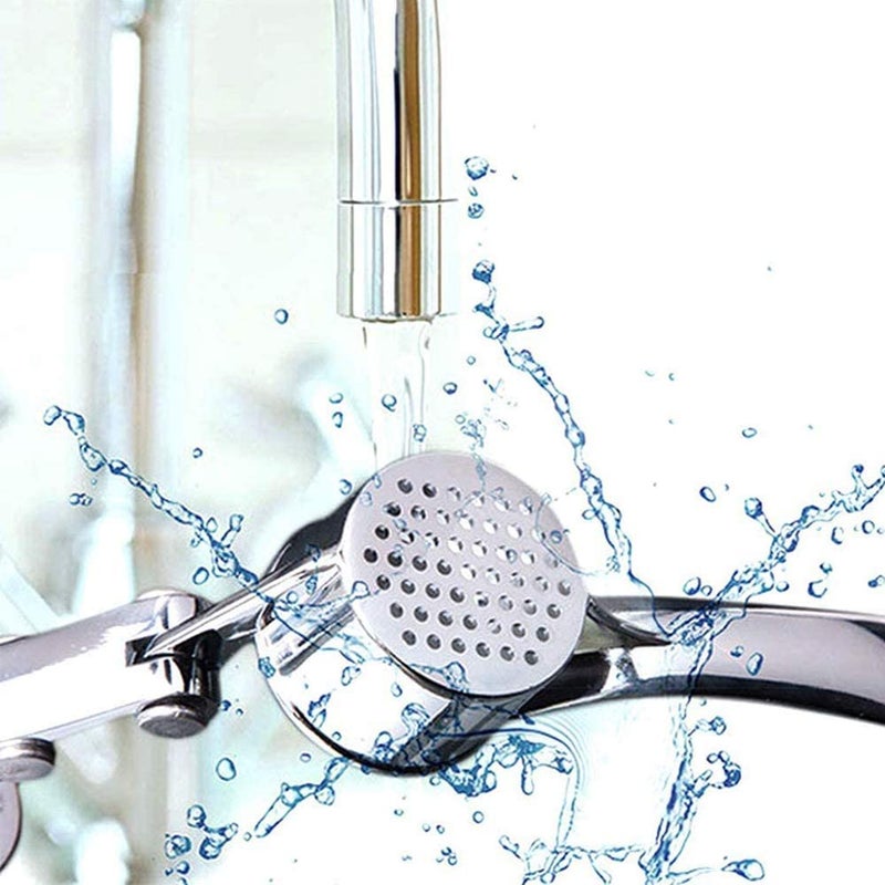 Manual Garlic Press 5 in 1 Multifunction Garlic Mincer Portable Garlic Crusher for Nuts Seeds Bottle Opener Zinc Alloy RustProof Tool for Home Kitchen  - Image 3