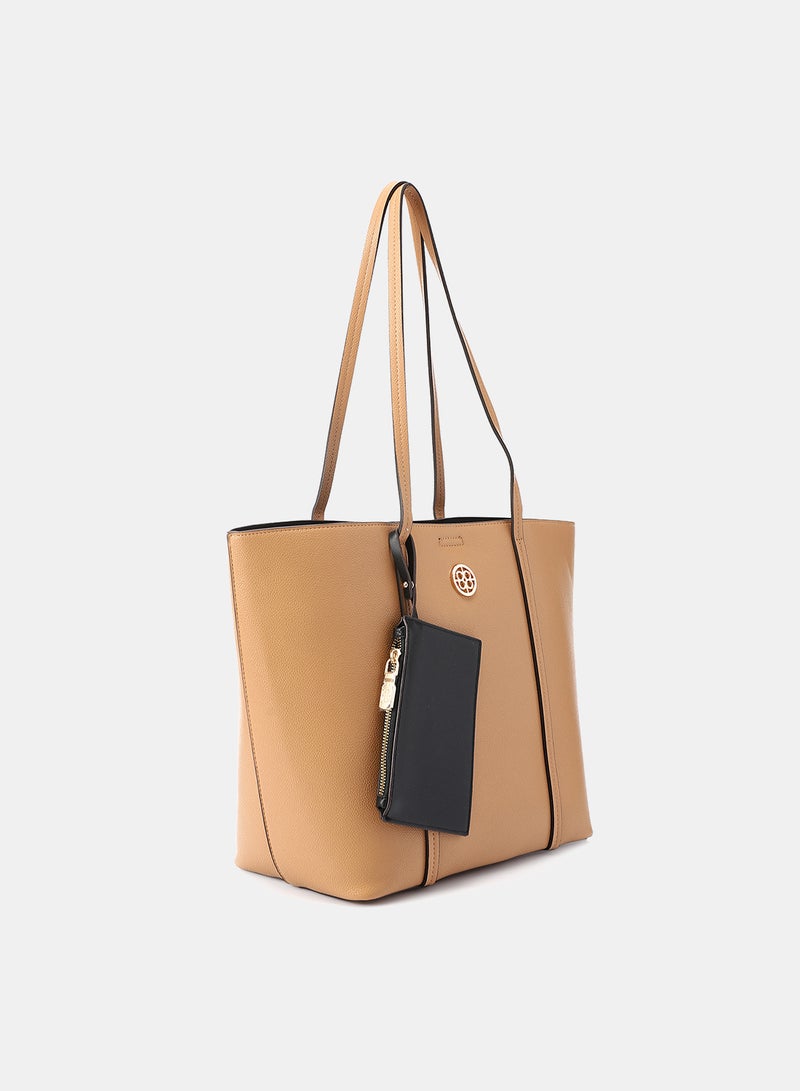 Dejavu Elegant Shoulder Bag-OYE-DJTX-002-Camel - Image 2