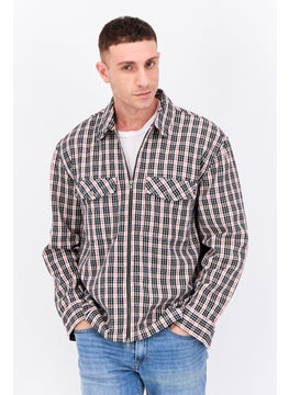 GANT Men Houndstooth Jacket Shirt, Black  - Image 1
