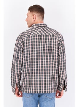 GANT Men Houndstooth Jacket Shirt, Black  - Image 4