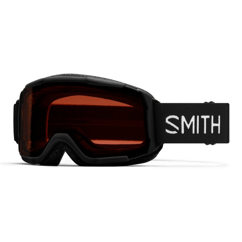 SMITH Daredevil Youth Goggles with Carbonicx Lens  Performance Snowsports Kids Goggles for Skiing  Snowboarding  Black  RC36 Lens