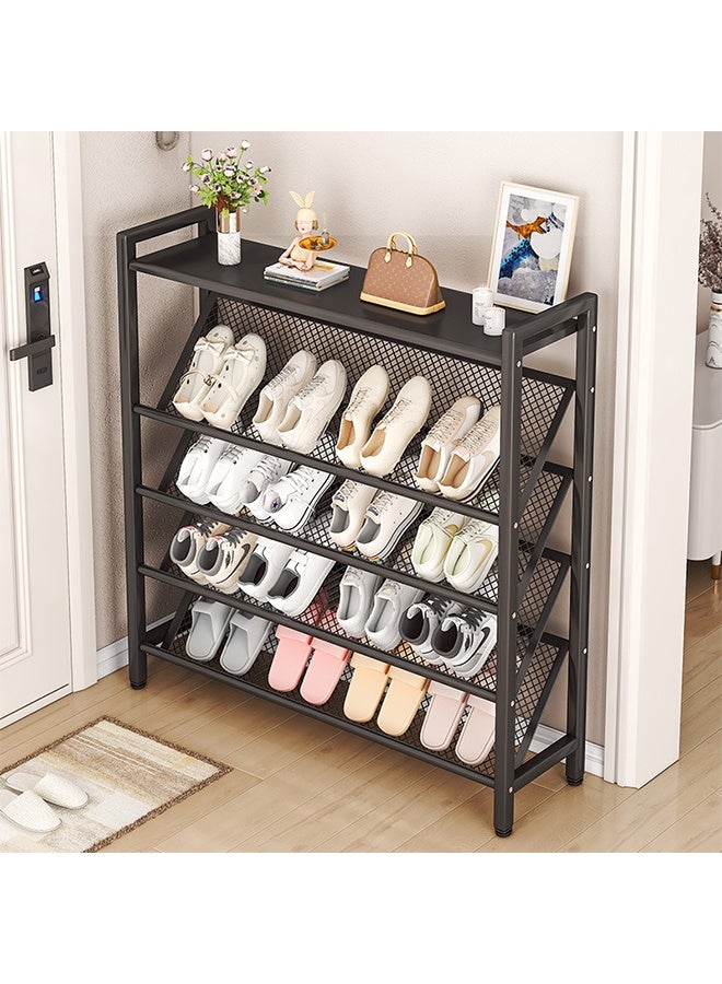 JOYBOS رف أحذية، رف معدني لتخزين الأحذية، منظم أحذية للخزانة، المدخل، المرآب والممر، رفوف أحذية طويلة متينة - Image 1