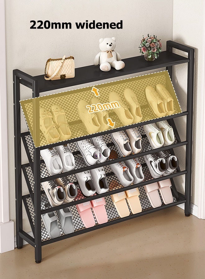 JOYBOS رف أحذية، رف معدني لتخزين الأحذية، منظم أحذية للخزانة، المدخل، المرآب والممر، رفوف أحذية طويلة متينة - Image 4