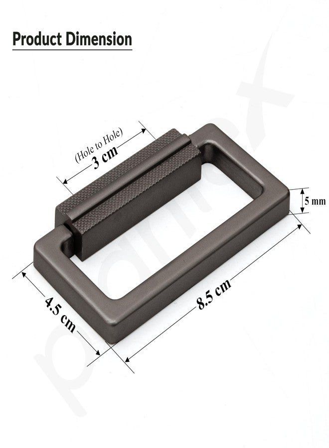 Plantex Rajwadi Drawer Kadi/Drawer Handle/Kadi for Drawers/Pull-Push Kadi for Home/Office Cabinet - Pack of 2 (Satin Black) - Image 2
