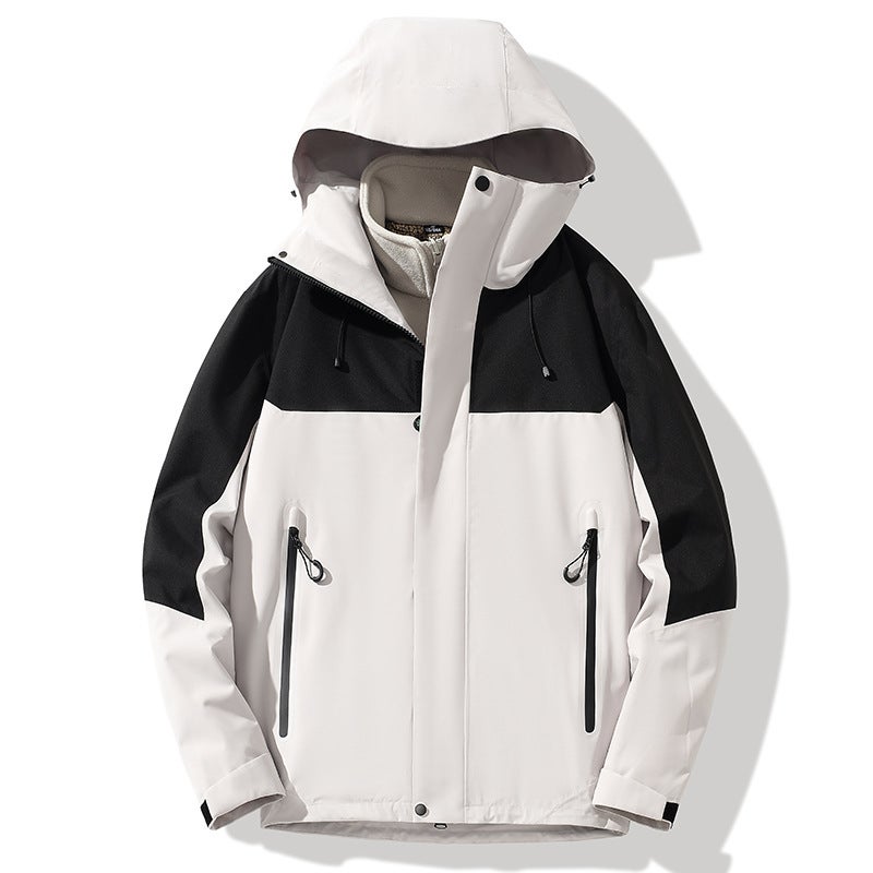 Full Air Pressure Glue Seamless Jacket For Men And Women Full Heat Seal Windproof Waterproof Outdoor Jacket Coat For Lovers - Image 4