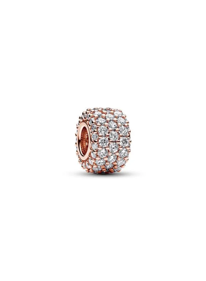 PANDORA Sparkling Pavé Triple-row Charm