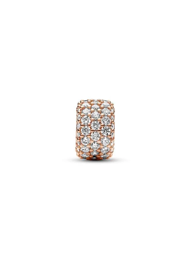 PANDORA Sparkling Pavé Triple-row Charm
