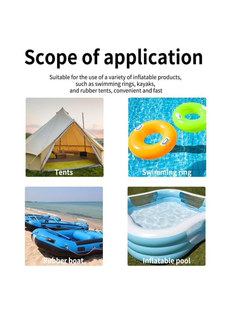 SOLARAE Waterproof Repair Tape, Multi-Use TPU Adhesive Patch Kit, Heavy-Duty Self-Adhesive for Swimming Rings, Inflatable Tents, Air Beds, Canvas Canopies, Tubes, Durable & Quick Fix, 6x5.8 cm - Image 3