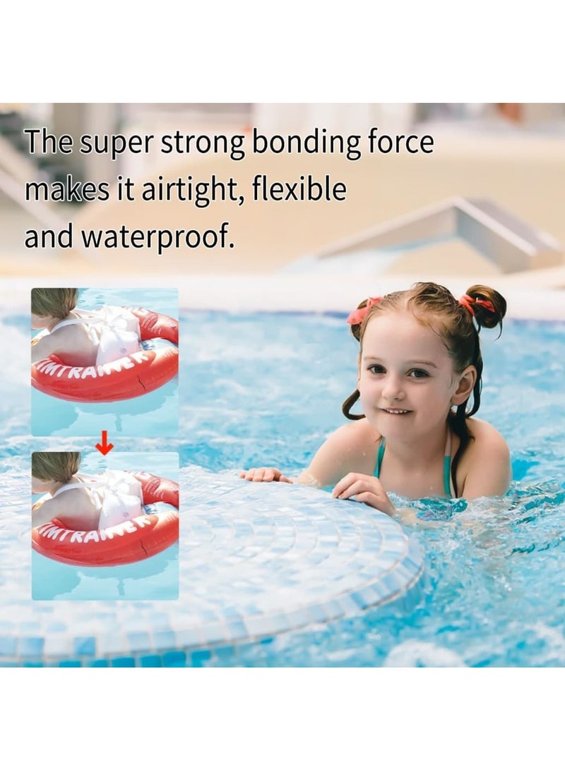 SOLARAE Waterproof Repair Tape, Multi-Use TPU Adhesive Patch Kit, Heavy-Duty Self-Adhesive for Swimming Rings, Inflatable Tents, Air Beds, Canvas Canopies, Tubes, Durable & Quick Fix, 6x5.8 cm - Image 4