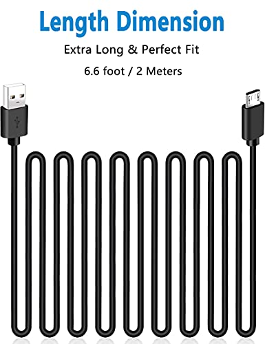 SIOCEN 6FT Micro USB Cable for Fire Tablets Older Generation (1st-8th Generation,See Product Picture & Compatibility List Below) HD 10 & Kids 4th 5th 6th 7th 8th Charging Charger Cord for Amazon Kindle Fire - Image 5