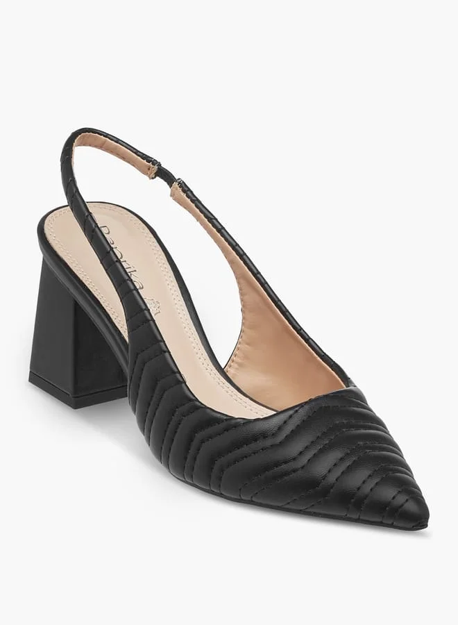 بابريكا سليبرز نسائي مبطن بكعب بلوك