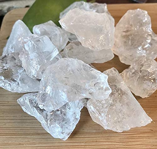 Zenkeeper 1 Lb Rough Clear Quartz Stone Bulk - Large Raw Clear Quartz Crystal Natural Clear Quartz Chunks Natural Crystals Healing Stones - Image 5